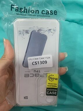 Clear shockproof TPU Phone Case - Transparent. Works for s20, S21, S22, S23, S24